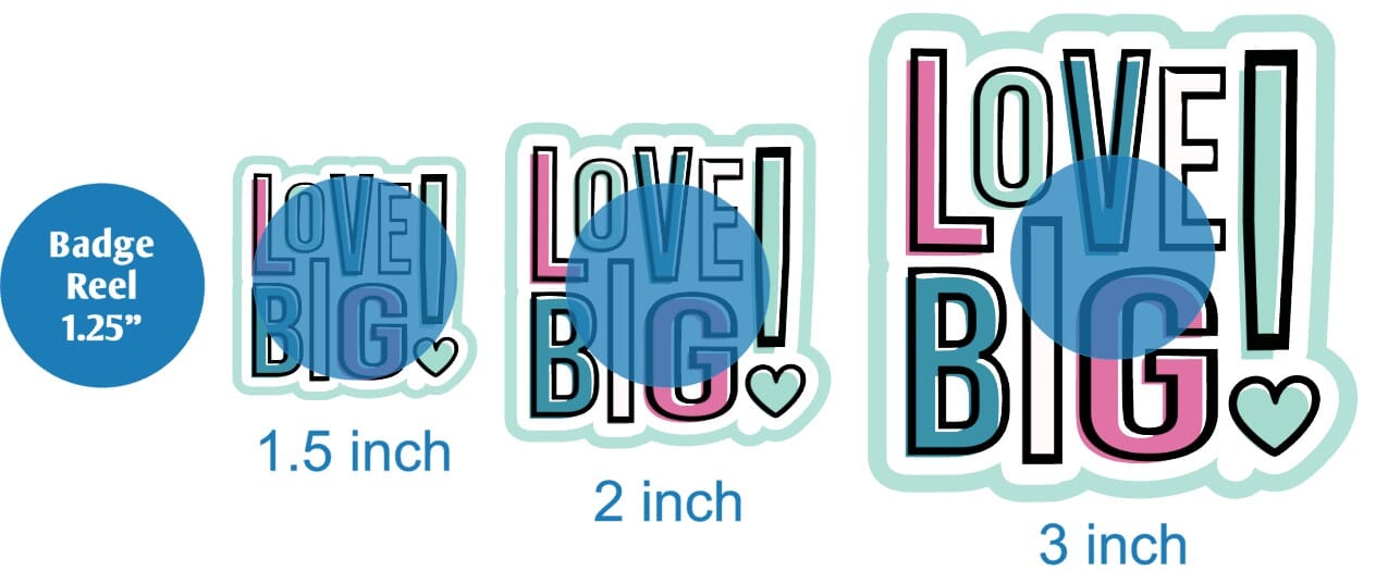 Love Big - DECAL AND ACRYLIC SHAPE #DA01825