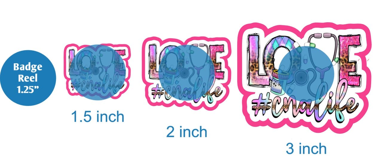 Love #cnalife - DECAL AND ACRYLIC SHAPE #DA01802