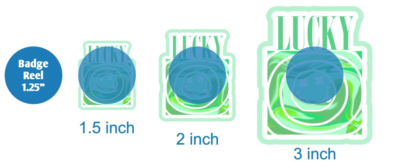 Lucky Smiley - DECAL AND ACRYLIC SHAPE #DA01893