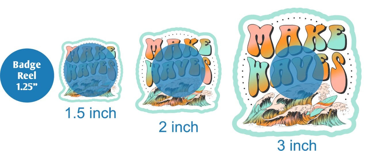 Make Waves - DECAL AND ACRYLIC SHAPE #DA02085