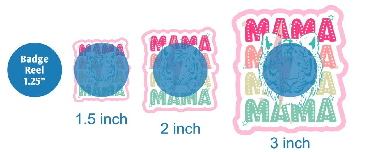 Mama Tiger - DECAL AND ACRYLIC SHAPE #DA02027