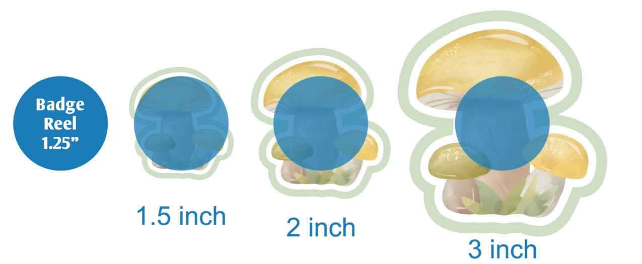 Mushrooms 2 - DECAL AND ACRYLIC SHAPE #DA01983