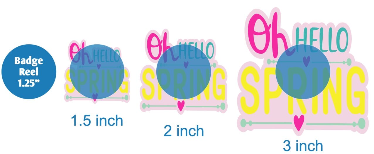 Oh Hello Spring - Acrylic Shape #1234