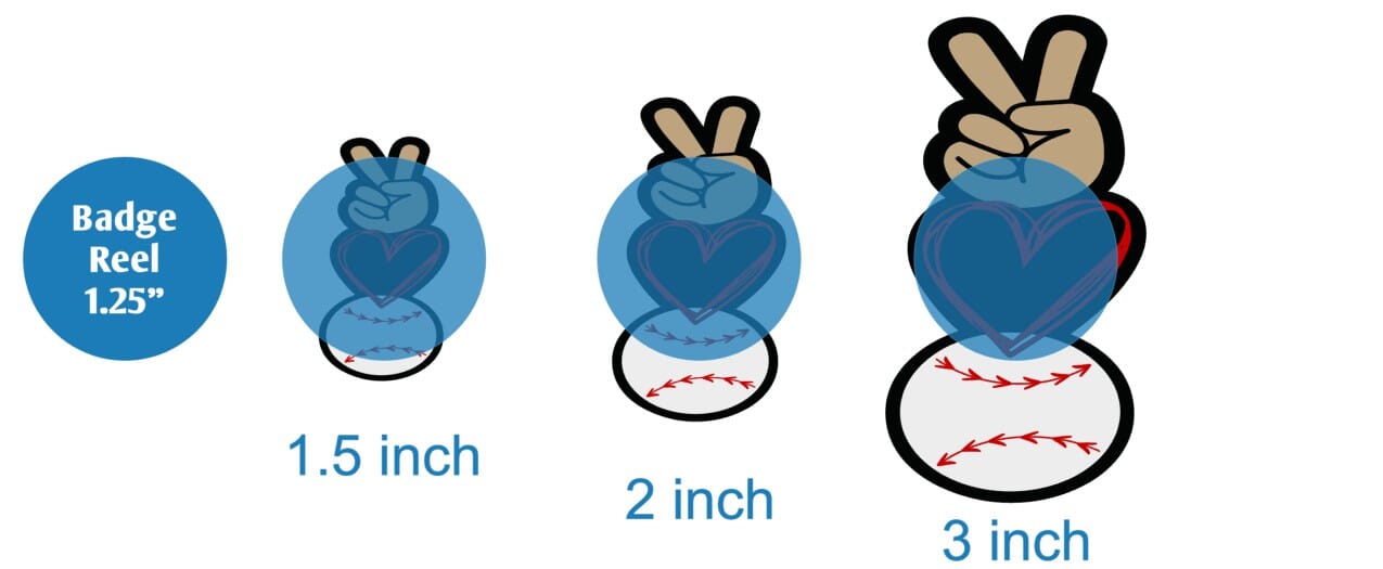 Peace Love and Baseball - Acrylic Shape #253