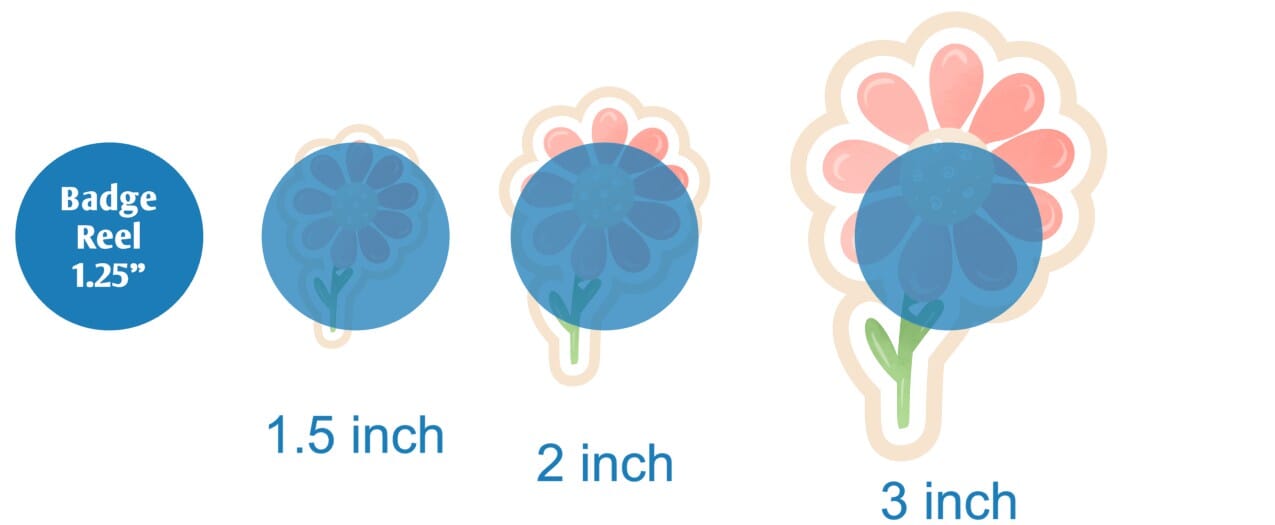 Peach Flower - DECAL AND ACRYLIC SHAPE #DA01994