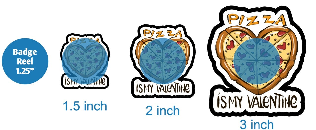 Pizza is my Valentine - DECAL AND ACRYLIC SHAPE #DA01609