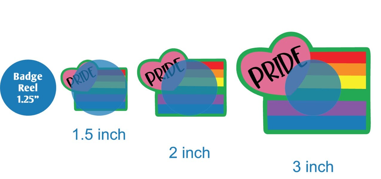 Pride Flag - Acrylic Shape #1407