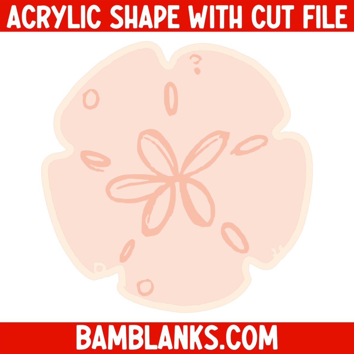Sand Dollar - Acrylic Shape #172