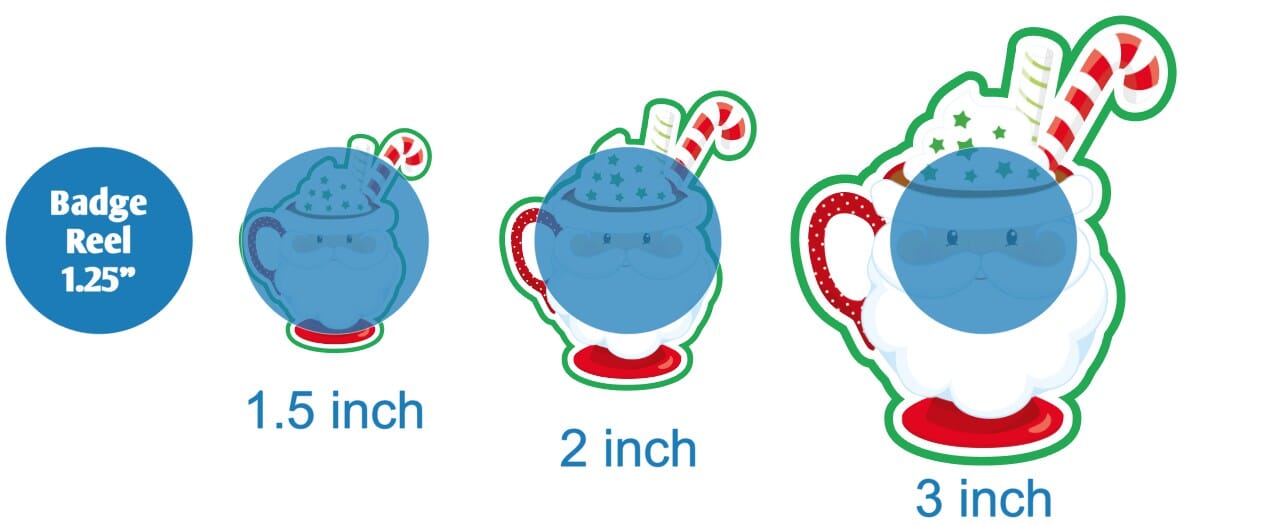 Santa Mug 2 - DECAL AND ACRYLIC SHAPE #DA01627