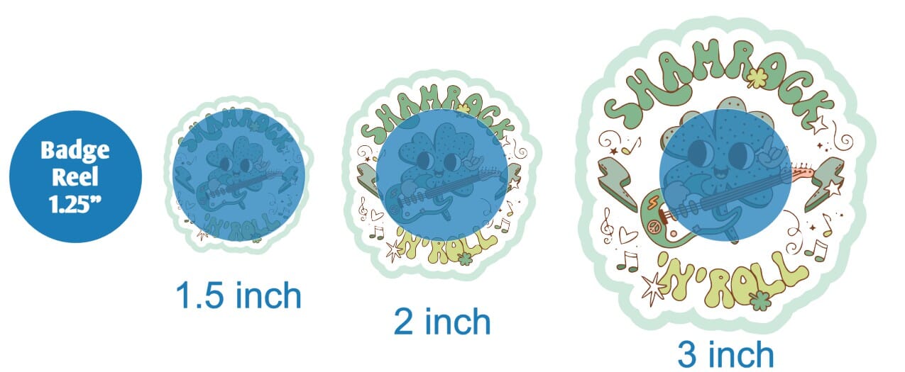 Shamrock N Roll - DECAL AND ACRYLIC SHAPE #DA01663