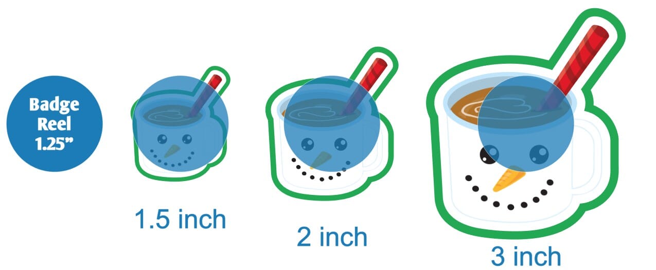 Snowman Mug 3 - DECAL AND ACRYLIC SHAPE #DA01629