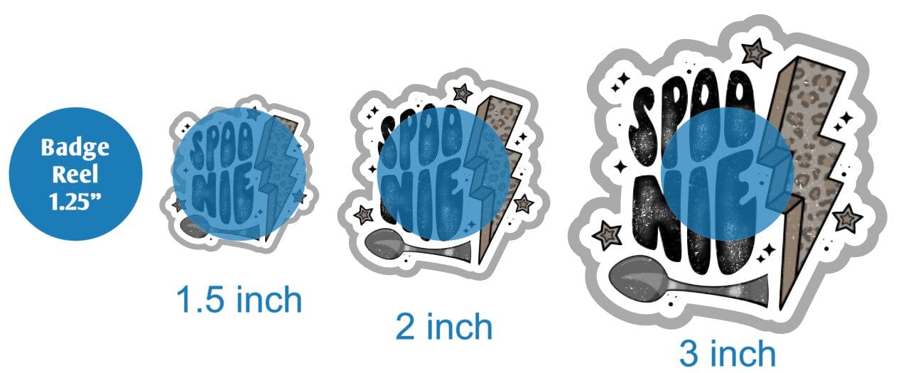 Spoonie Bolt - DECAL AND ACRYLIC SHAPE #DA02105