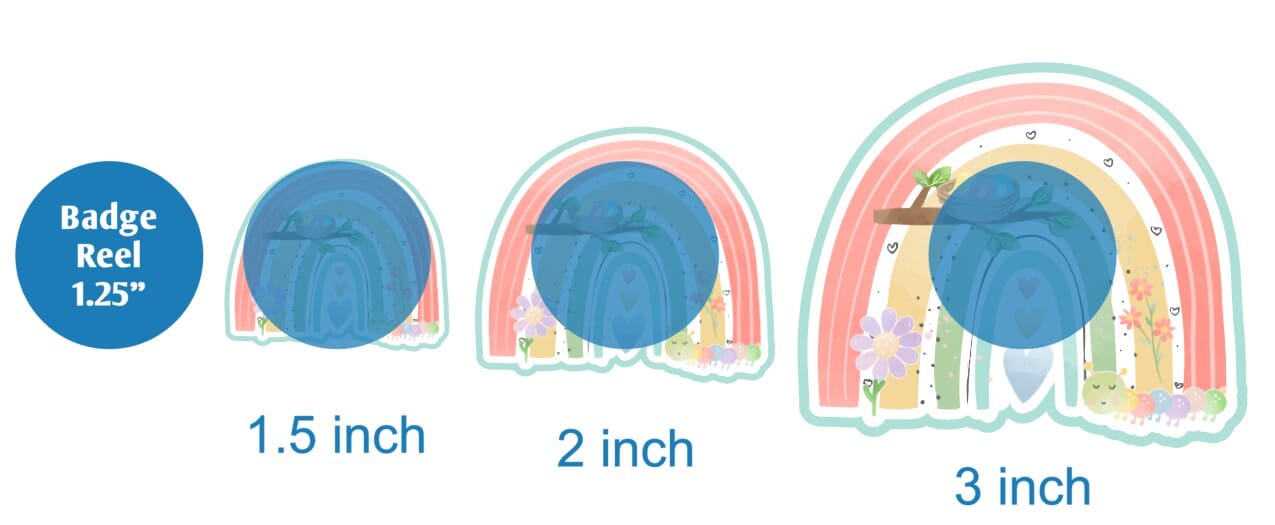 Spring Rainbow - DECAL AND ACRYLIC SHAPE #DA01991