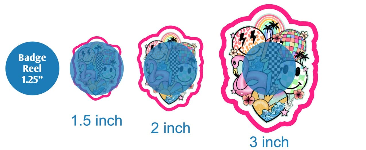 Summer Collage - DECAL AND ACRYLIC SHAPE #DA02041