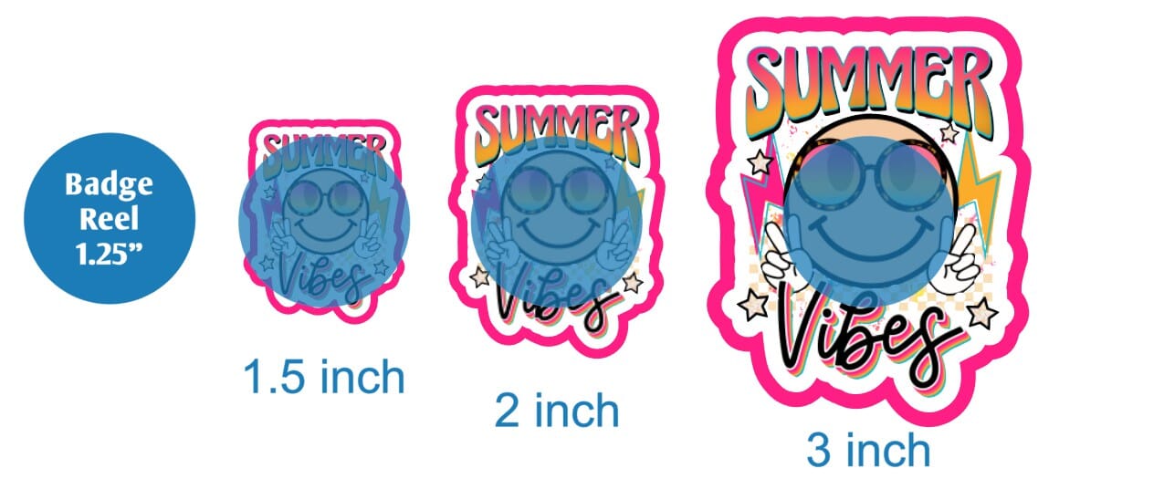 Summer Vibes - DECAL AND ACRYLIC SHAPE #DA02044