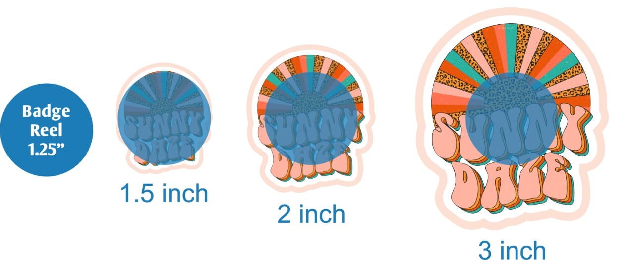 Sunny Daze Leopard Retro - DECAL AND ACRYLIC SHAPE #DA02078