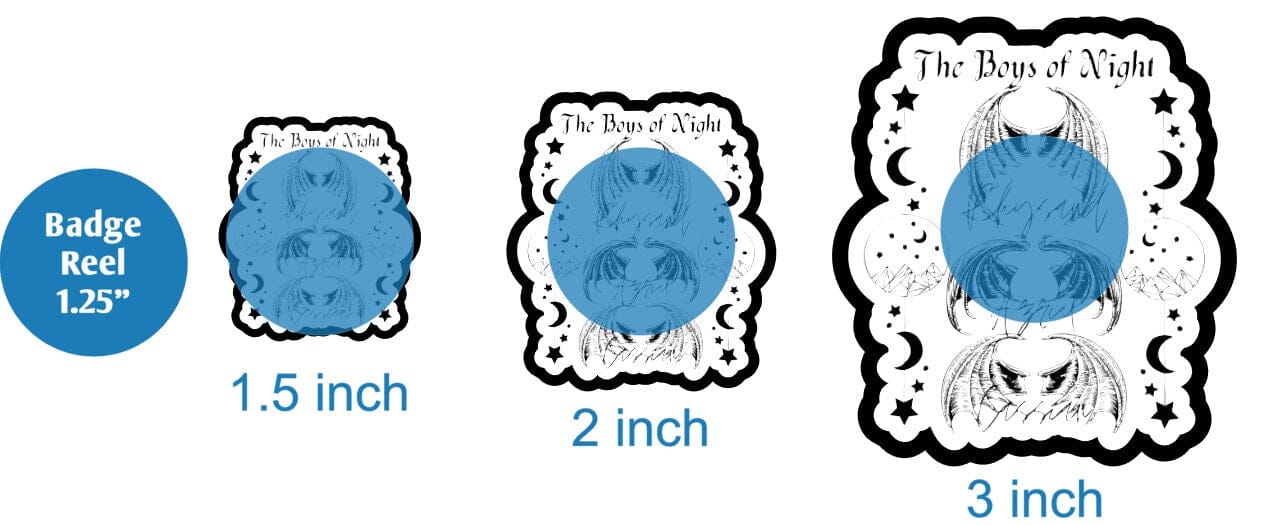 The Boys of Night - ACOTAR - DECAL AND ACRYLIC SHAPE #DA01725