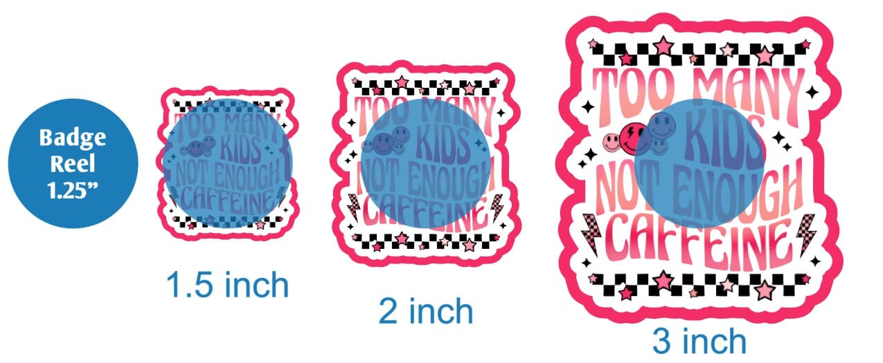 Too Many Kids - DECAL AND ACRYLIC SHAPE #DA02028