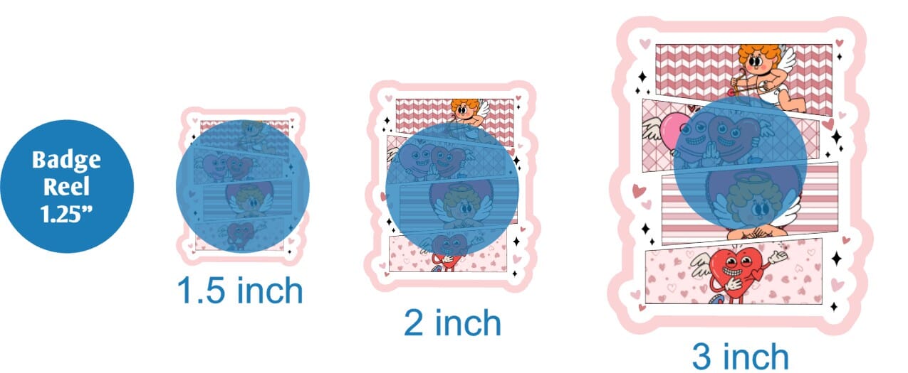 Valentine Comic - DECAL AND ACRYLIC SHAPE #DA01824