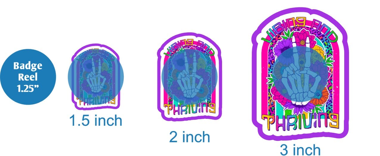 Vibing and Thriving - DECAL AND ACRYLIC SHAPE #DA02049