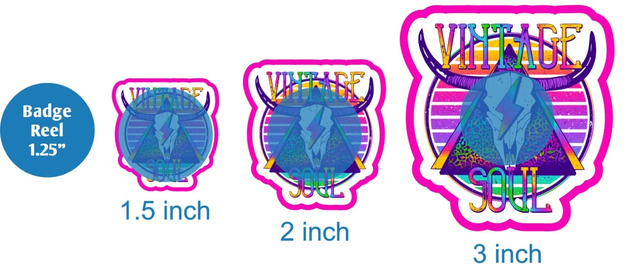 Vintage Soul Longhorn - DECAL AND ACRYLIC SHAPE #DA02050