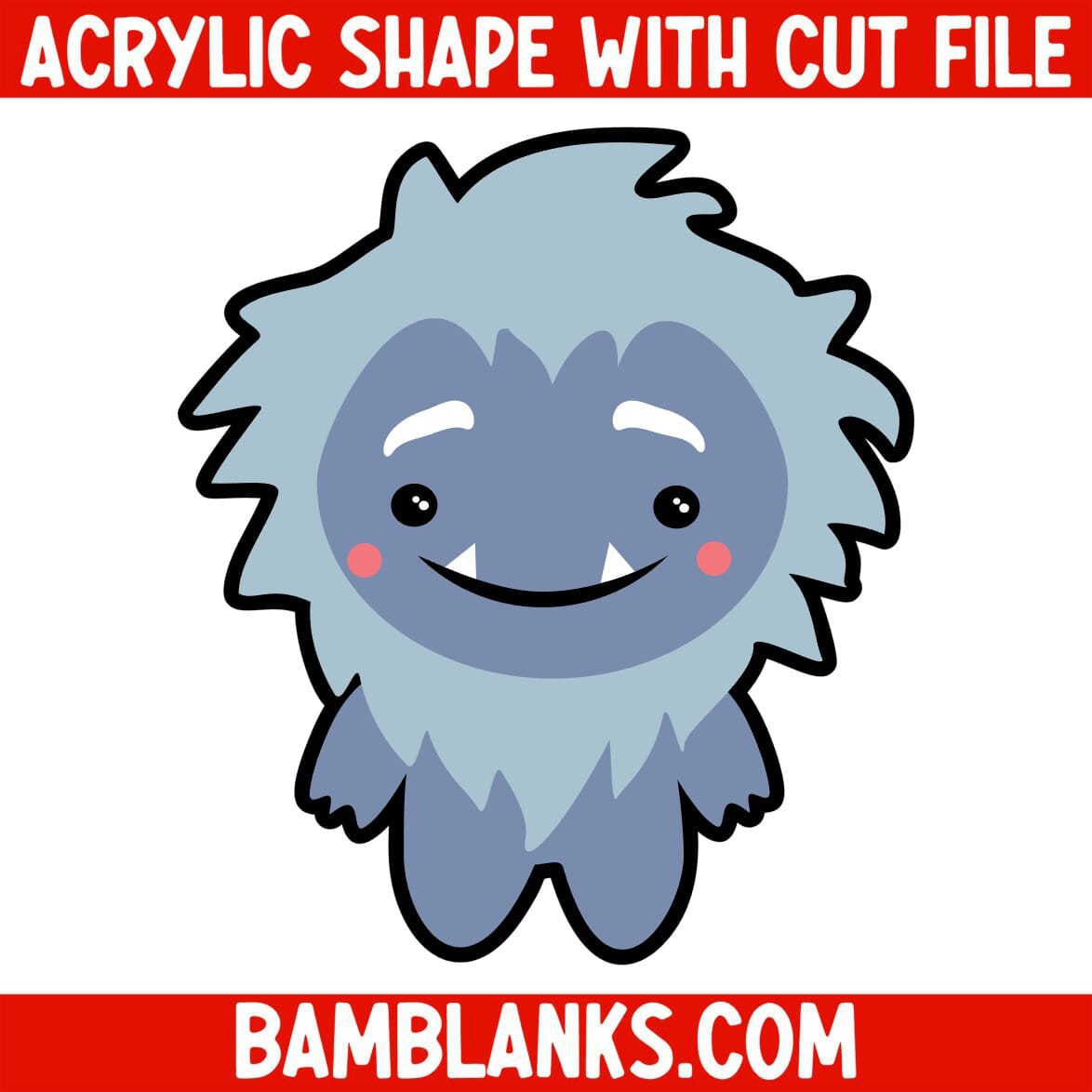 Yeti - Acrylic Shape #840