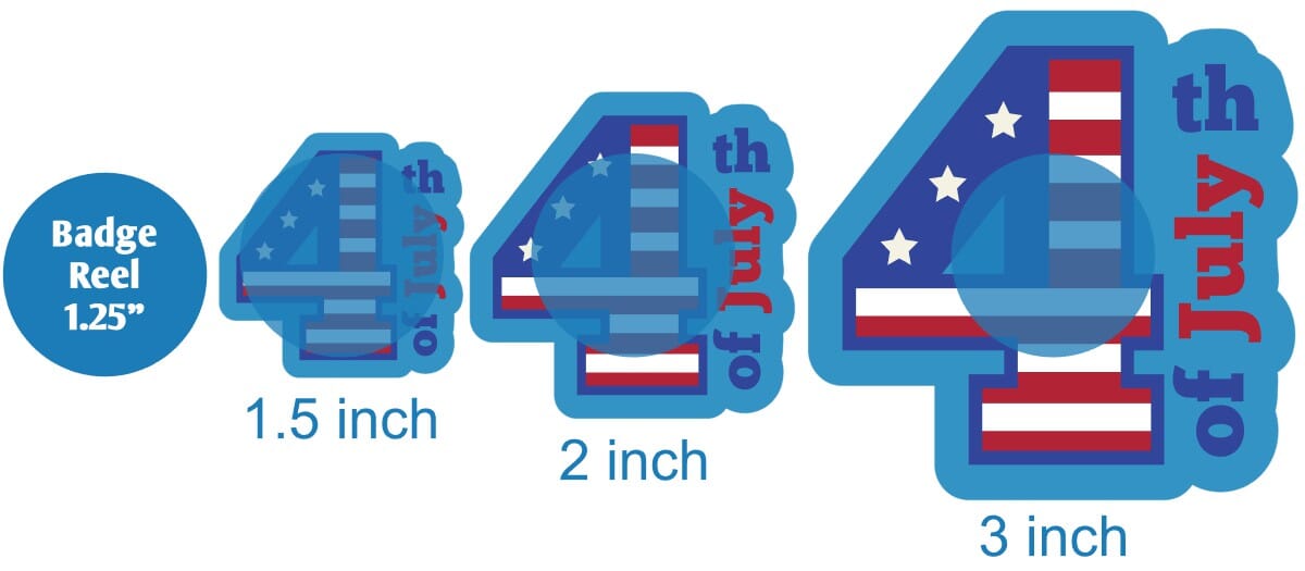 4th of July - Acrylic Shape #739