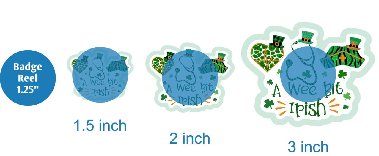 A Wee Bit Irish - DECAL AND ACRYLIC SHAPE #DA0038