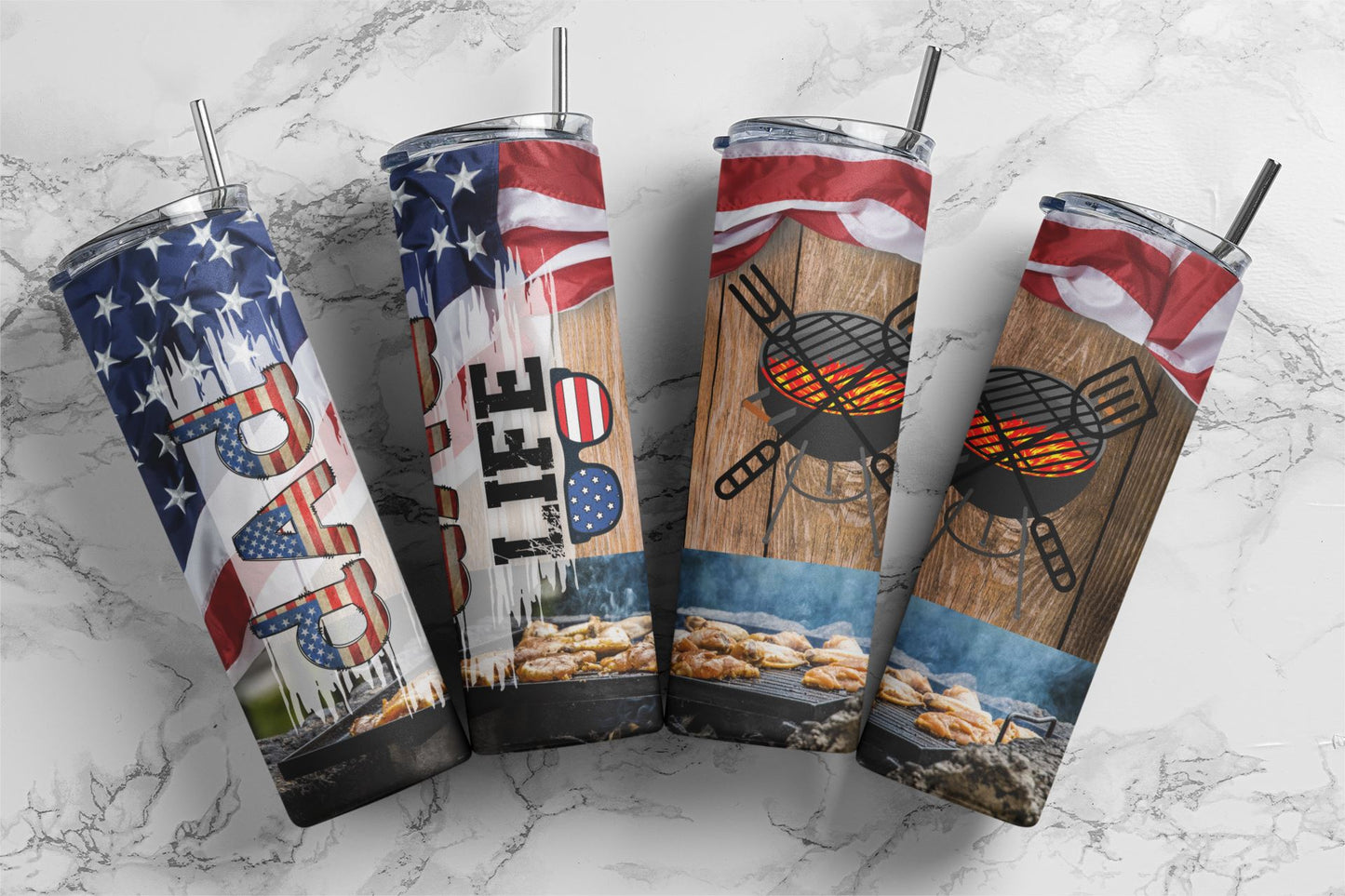 American Dad Life - 20 oz Skinny Cup Wrap - CW0066