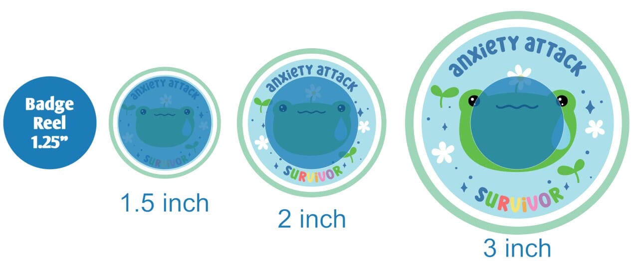 Anxiety Attack Survivor - DECAL AND ACRYLIC SHAPE #DA01525