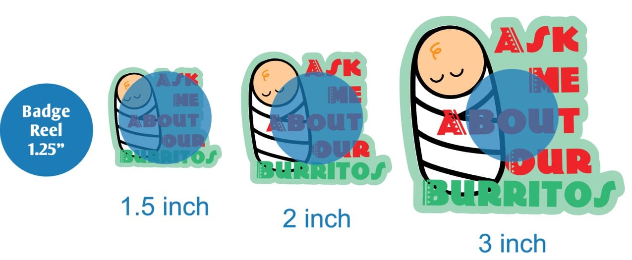 Ask Me About Our Burritos - Acrylic Shape #1161