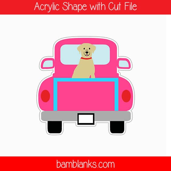 Back of Truck - Acrylic Shape #074