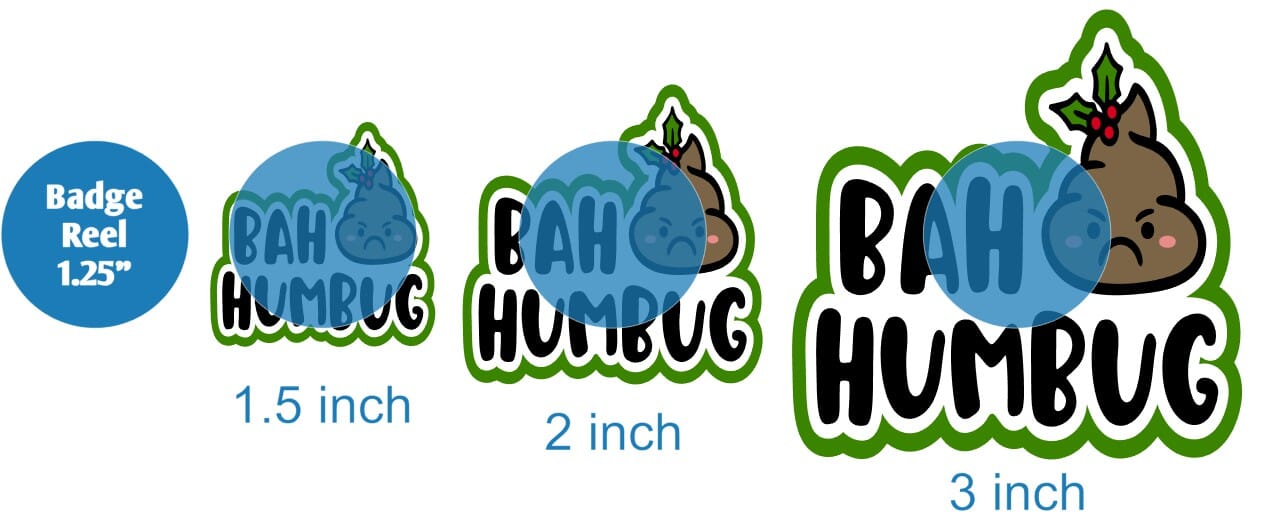 Bah Humbug - DECAL AND ACRYLIC SHAPE #DA01519