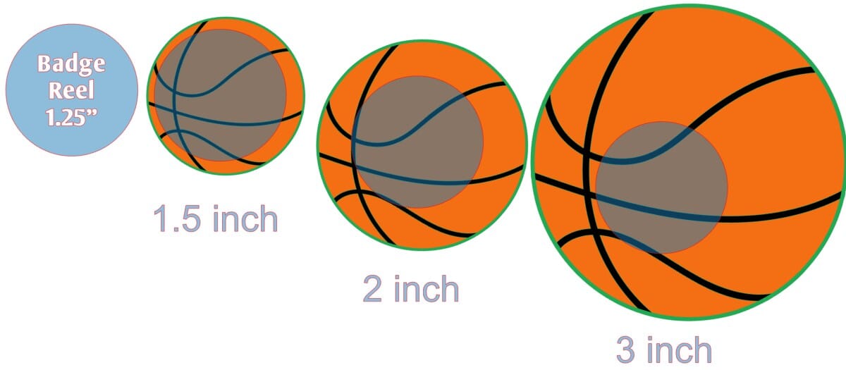 Basketball - Acrylic Shape #918