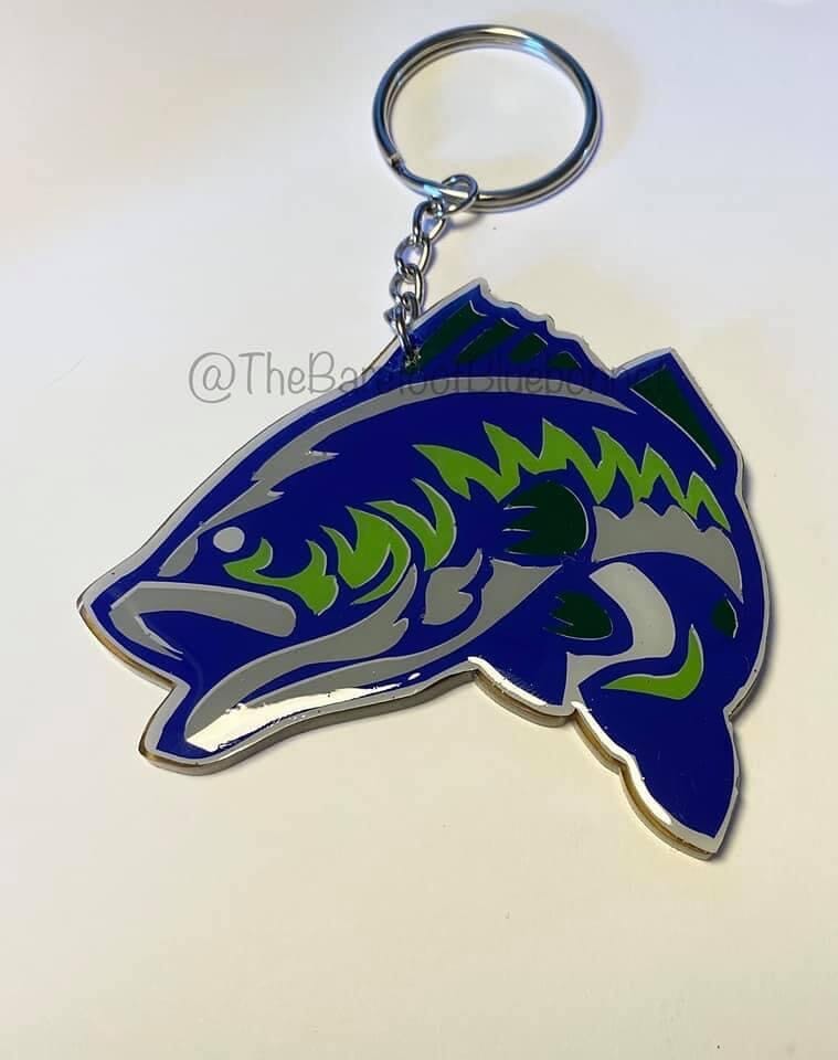 Bass Fish - Acrylic Shape #786