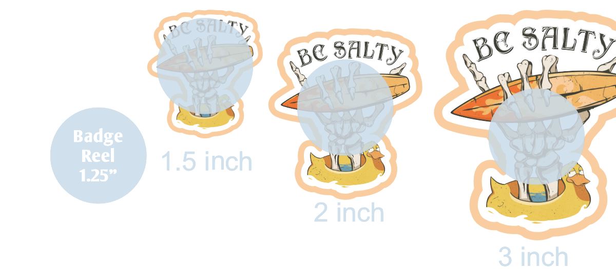 Be Salty - DECAL AND ACRYLIC SHAPE #DA0889