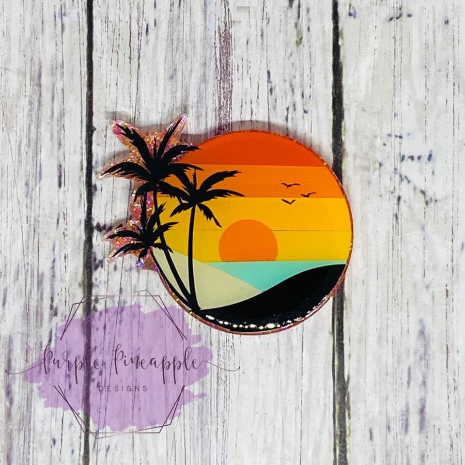 Beach Sunset 2 - Acrylic Shape #769