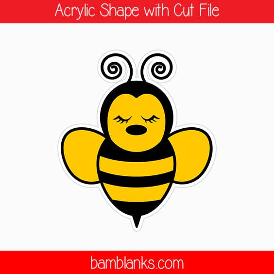 Bee - Acrylic Shape #848