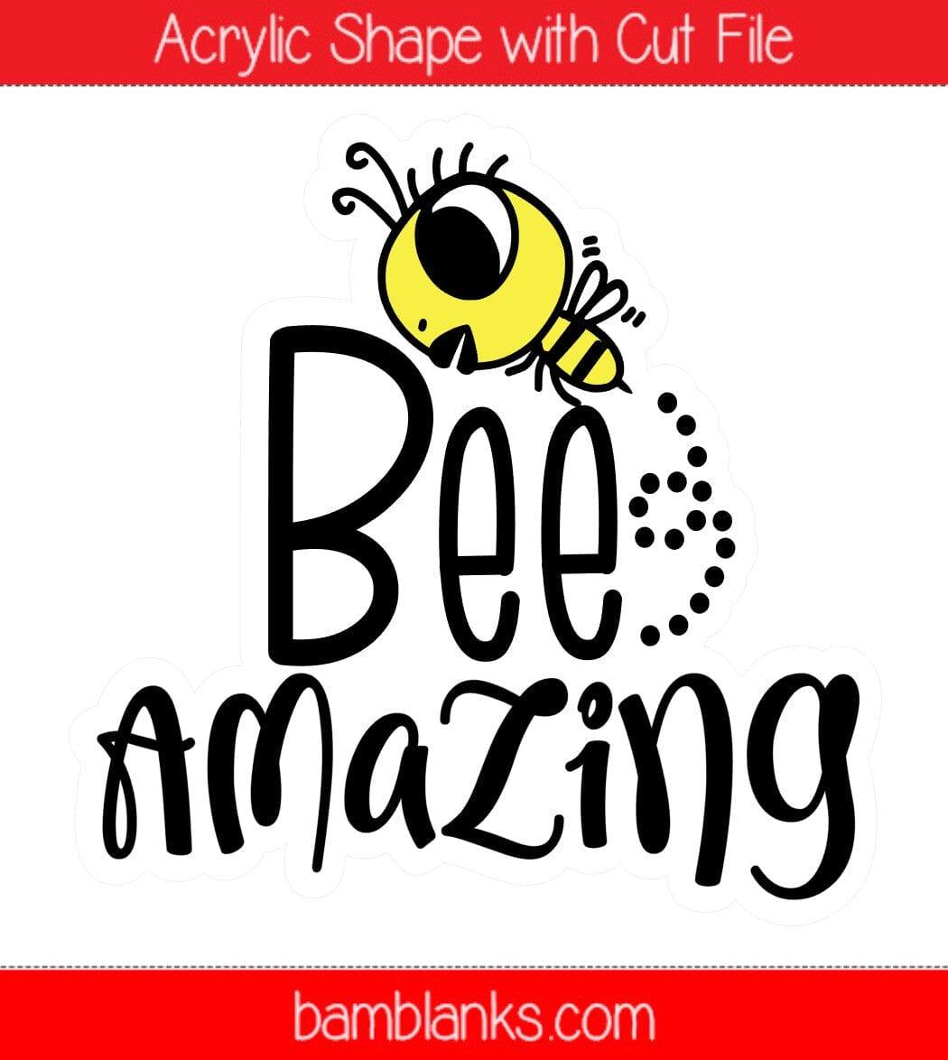 Bee Amazing - Acrylic Shape #1363