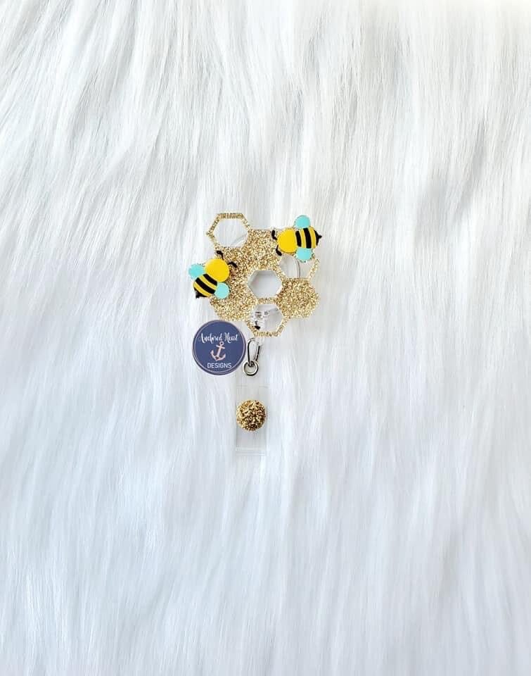 Bees and Hive - Acrylic Shape #734