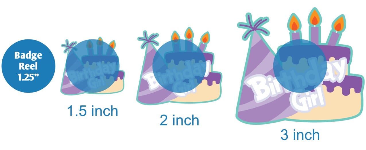 Birthday Girl Cake - Acrylic Shape #1170