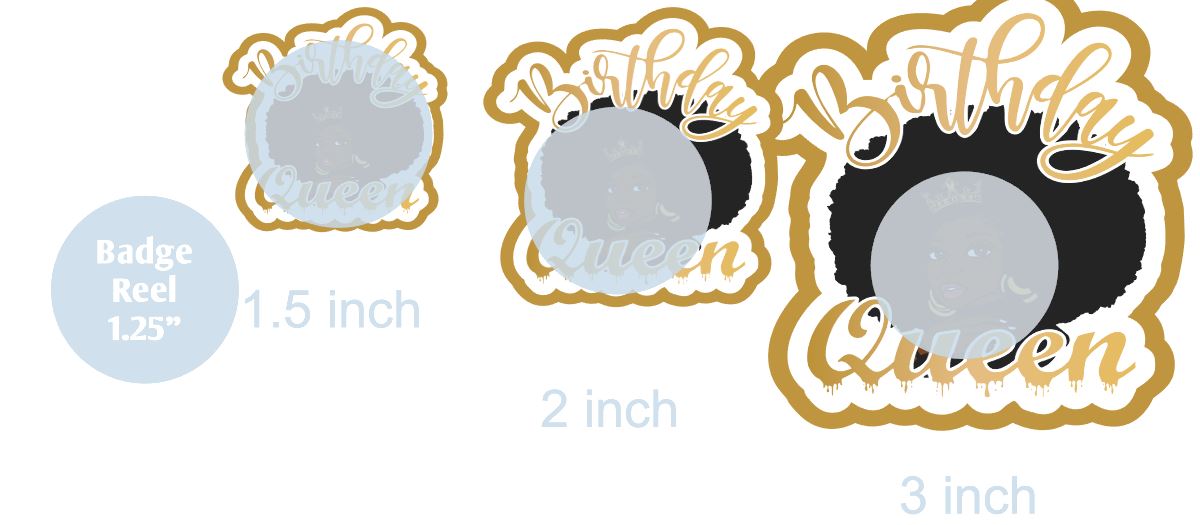 Birthday Queen 2 - DECAL AND ACRYLIC SHAPE #DA0347