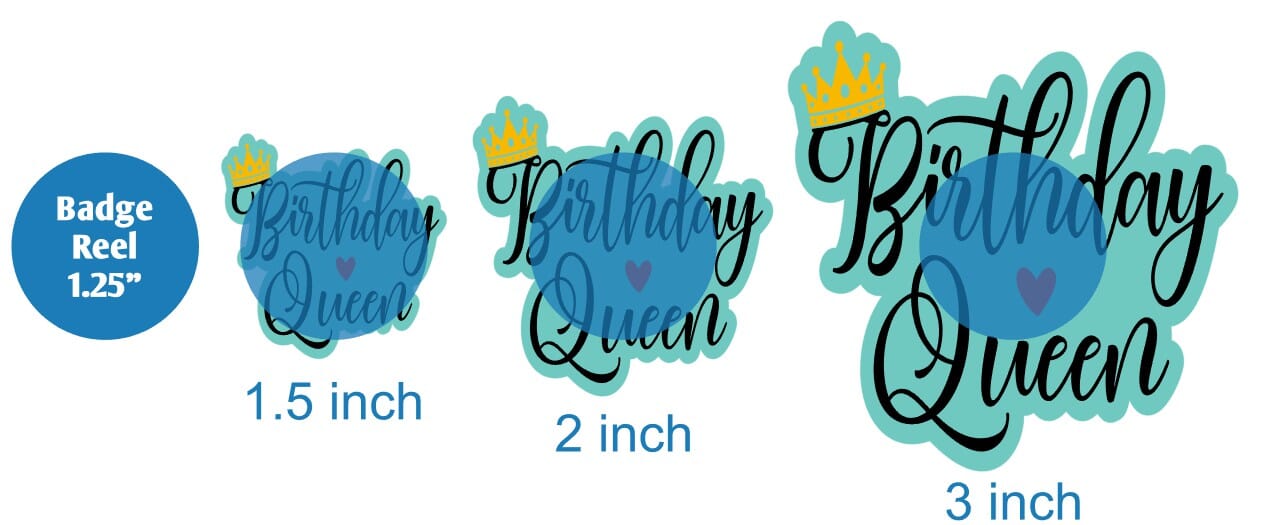 Birthday Queen - Acrylic Shape #1171