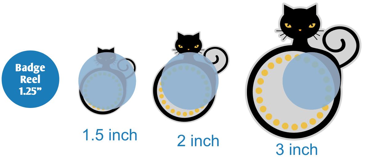 Black Cat Monogram - Acrylic Shape #862