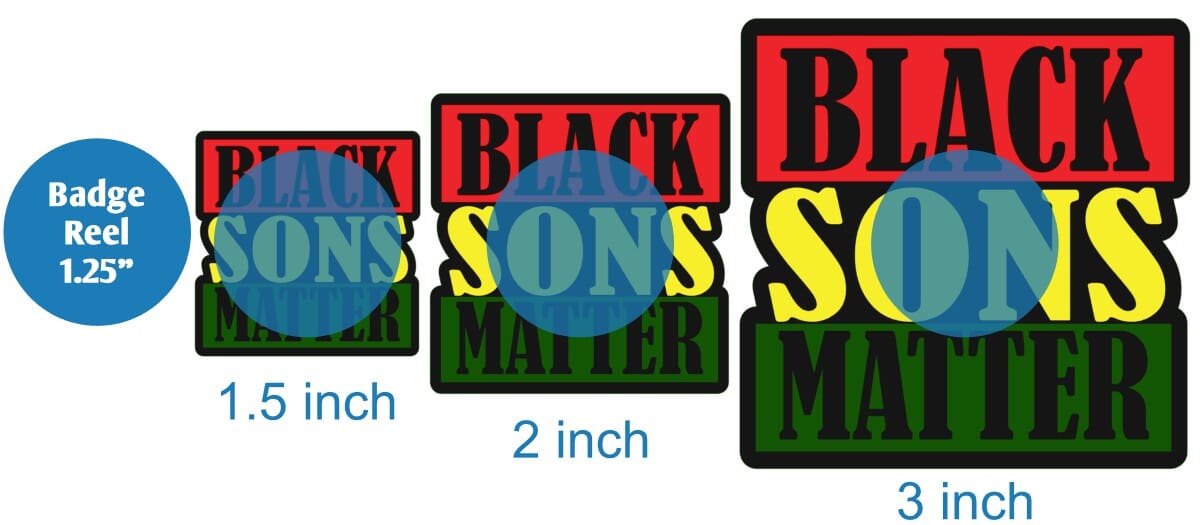 Black Sons Matter - Acrylic Shape #1227