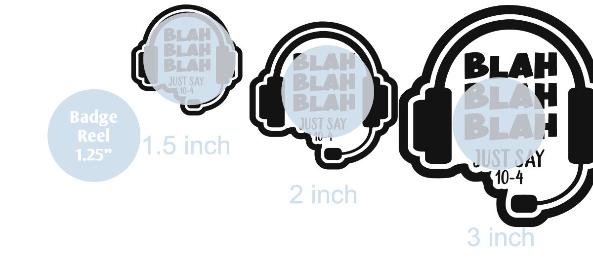 Blah Blah Blah- DECAL AND ACRYLIC SHAPE #DA01241