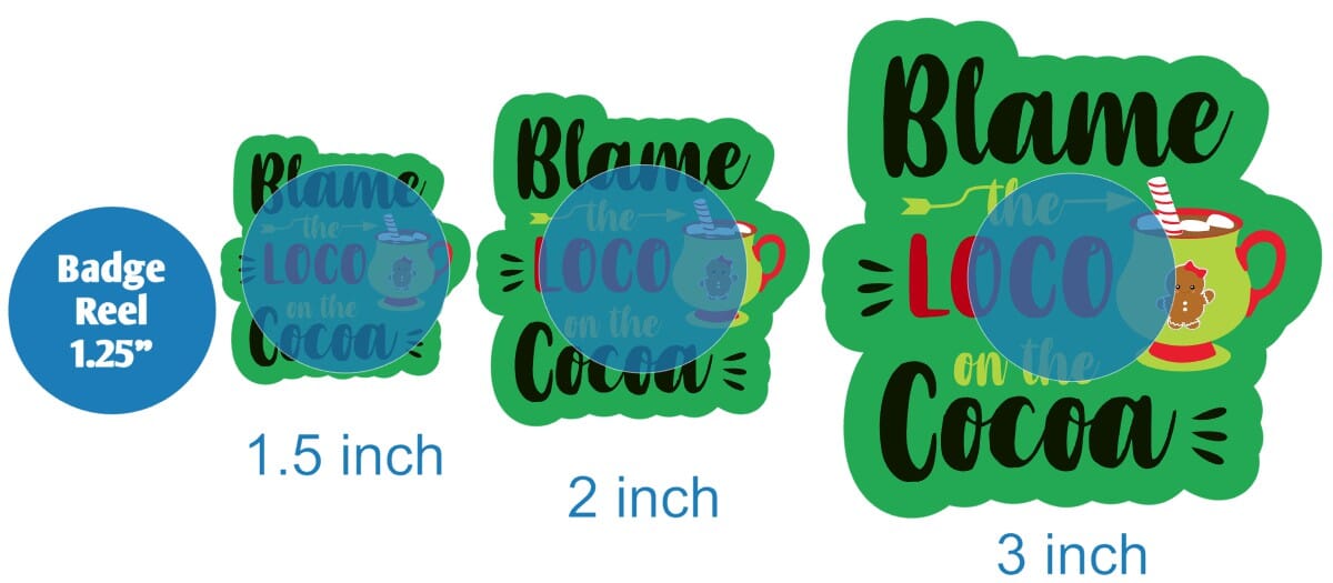 Blame the Loco On The Cocoa - Acrylic Shape #876