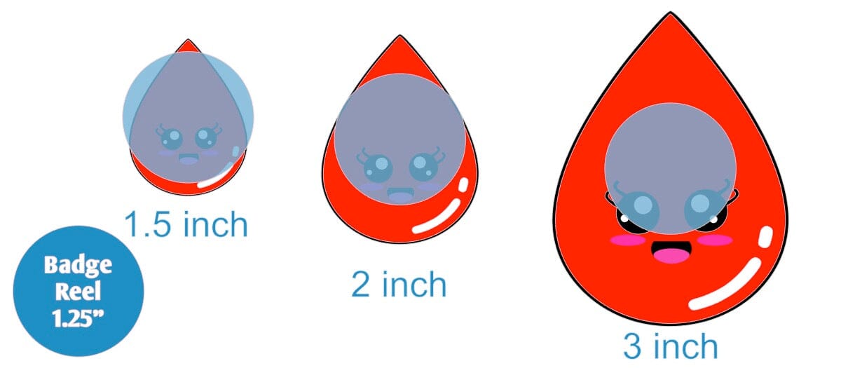 Blood Drop - Acrylic Shape #1413