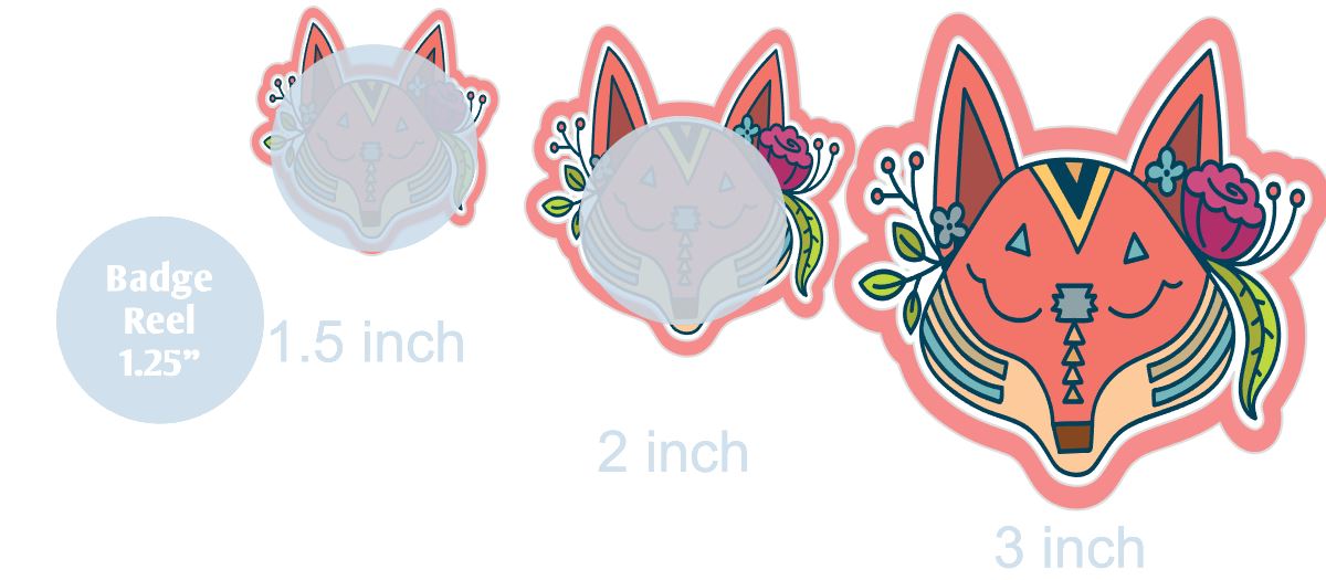 Boho Fox - DECAL AND ACRYLIC SHAPE #DA0108
