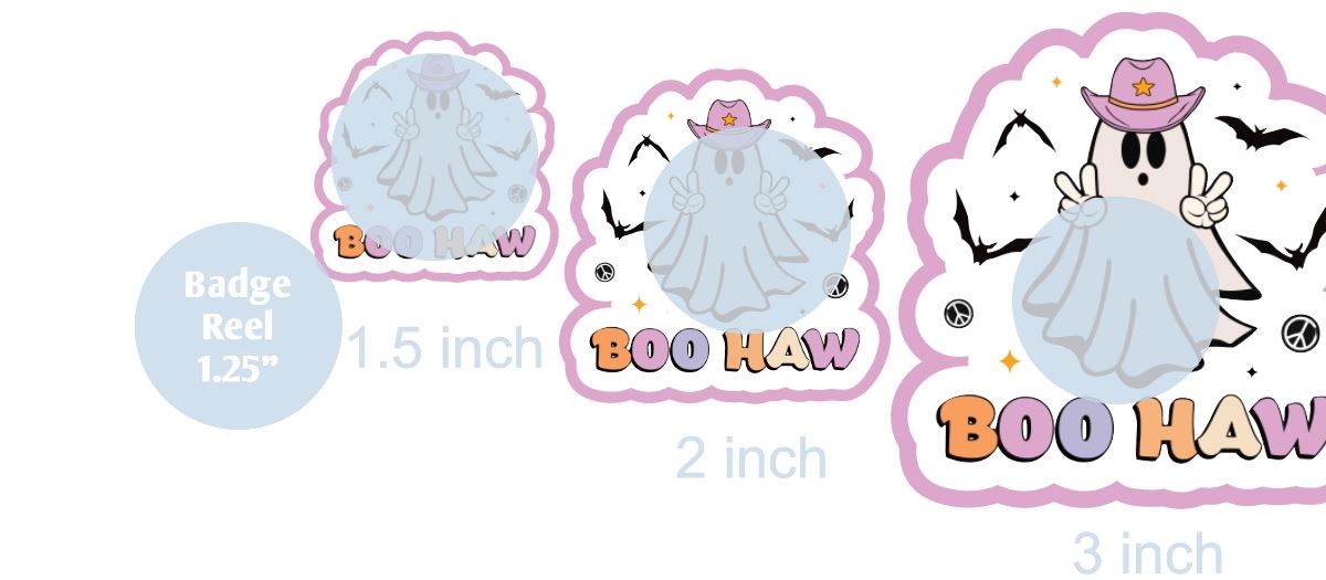 Boo Haw - DECAL AND ACRYLIC SHAPE #DA0